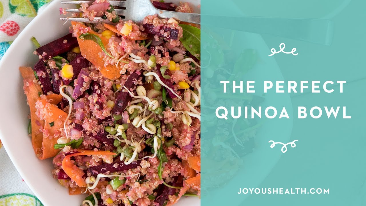 How to make a delicious QUINOA SALAD bowl