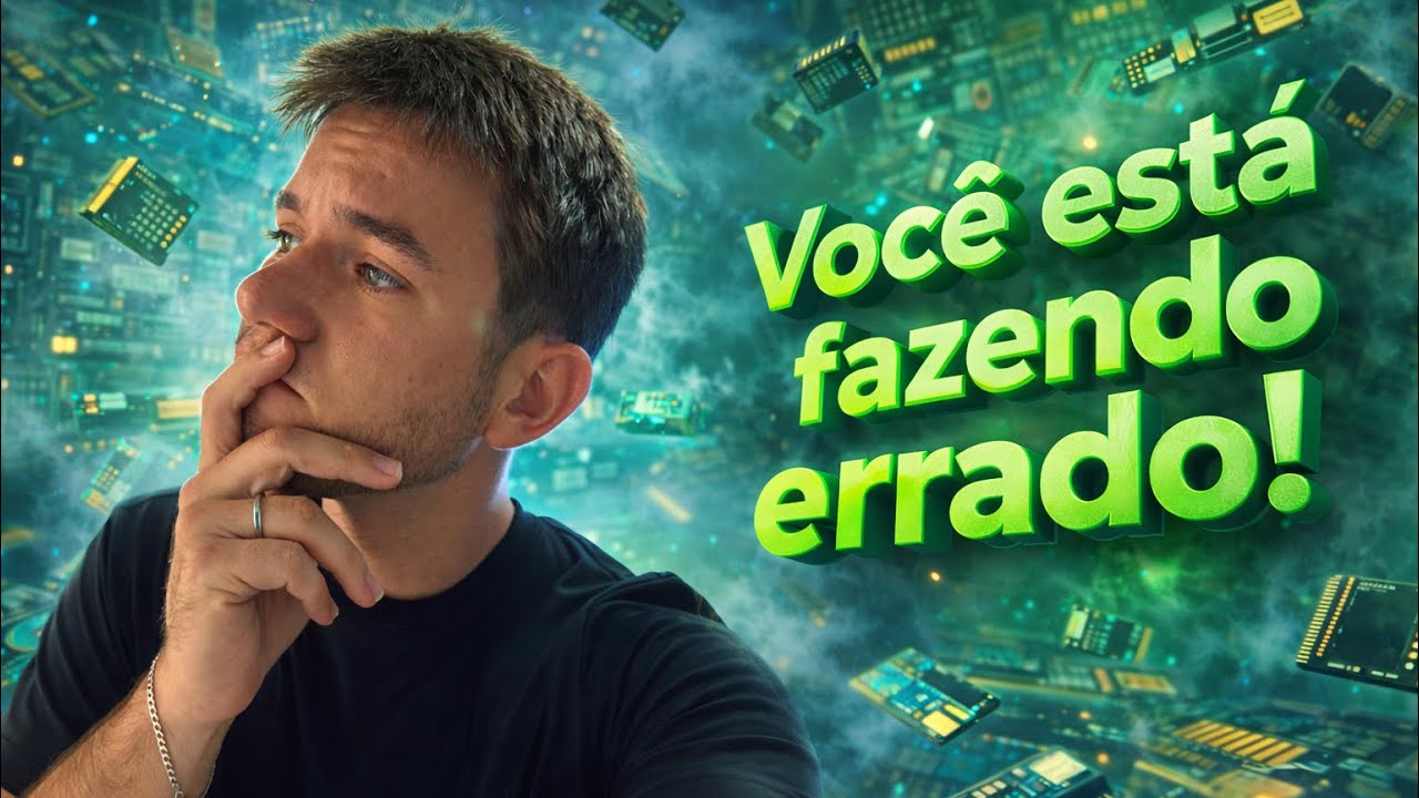 É POR ISSO QUE VOCÊ NÃO APRENDE REPARO EM PLACA! 