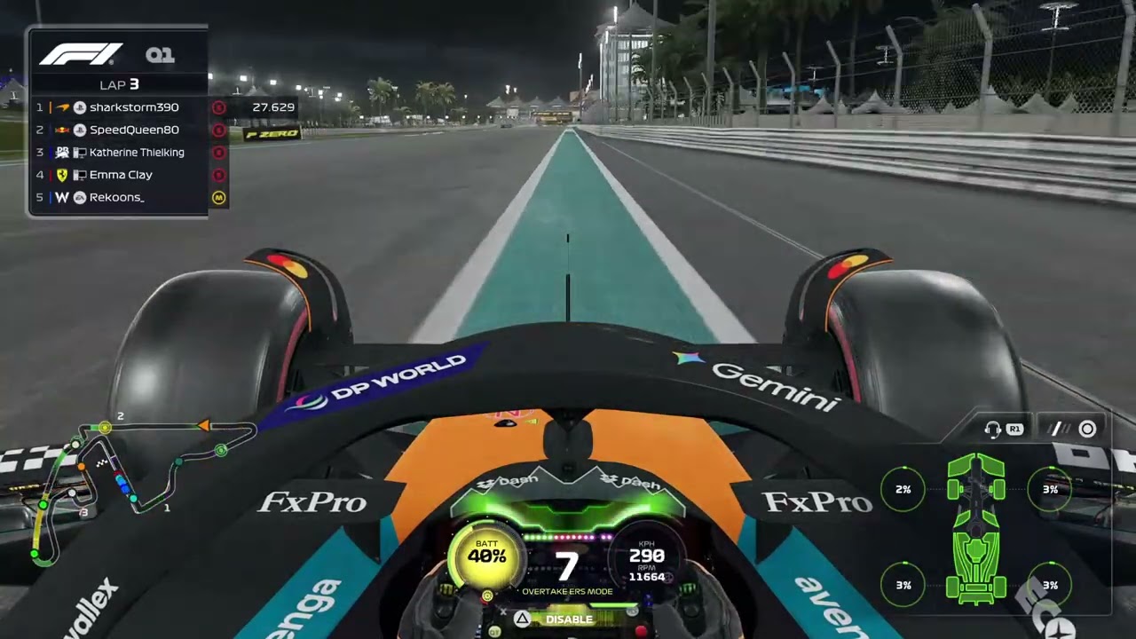 W1series round 9 Abu Dhabi Pole lap