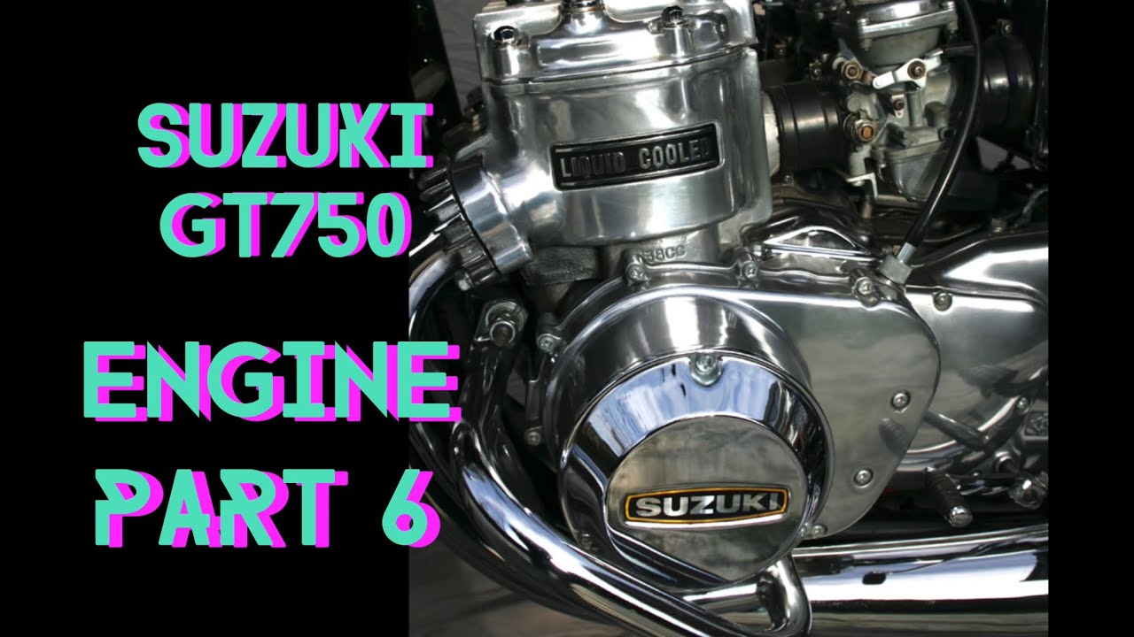 Двигатель Suzuki GT750, часть 6: верхняя часть, цилиндры, поршни, кольца и т. д.