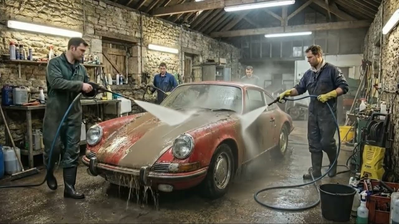 Full Restoration of a 1967 Porsche 911 from Total Disrepair to Looking New | Asmr Car Restoration!