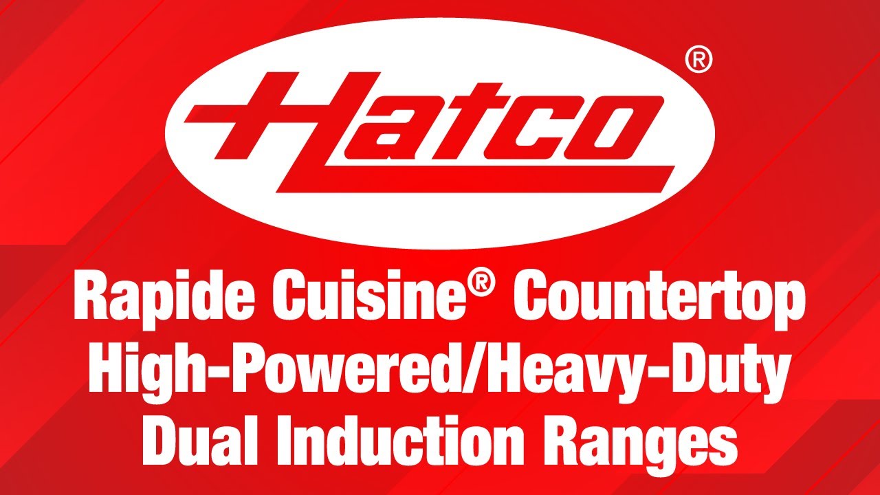 Hatco&reg; Corporation - Rapide Cuisine&reg; Countertop High-Powered/Heavy-Duty Dual Induction Ranges