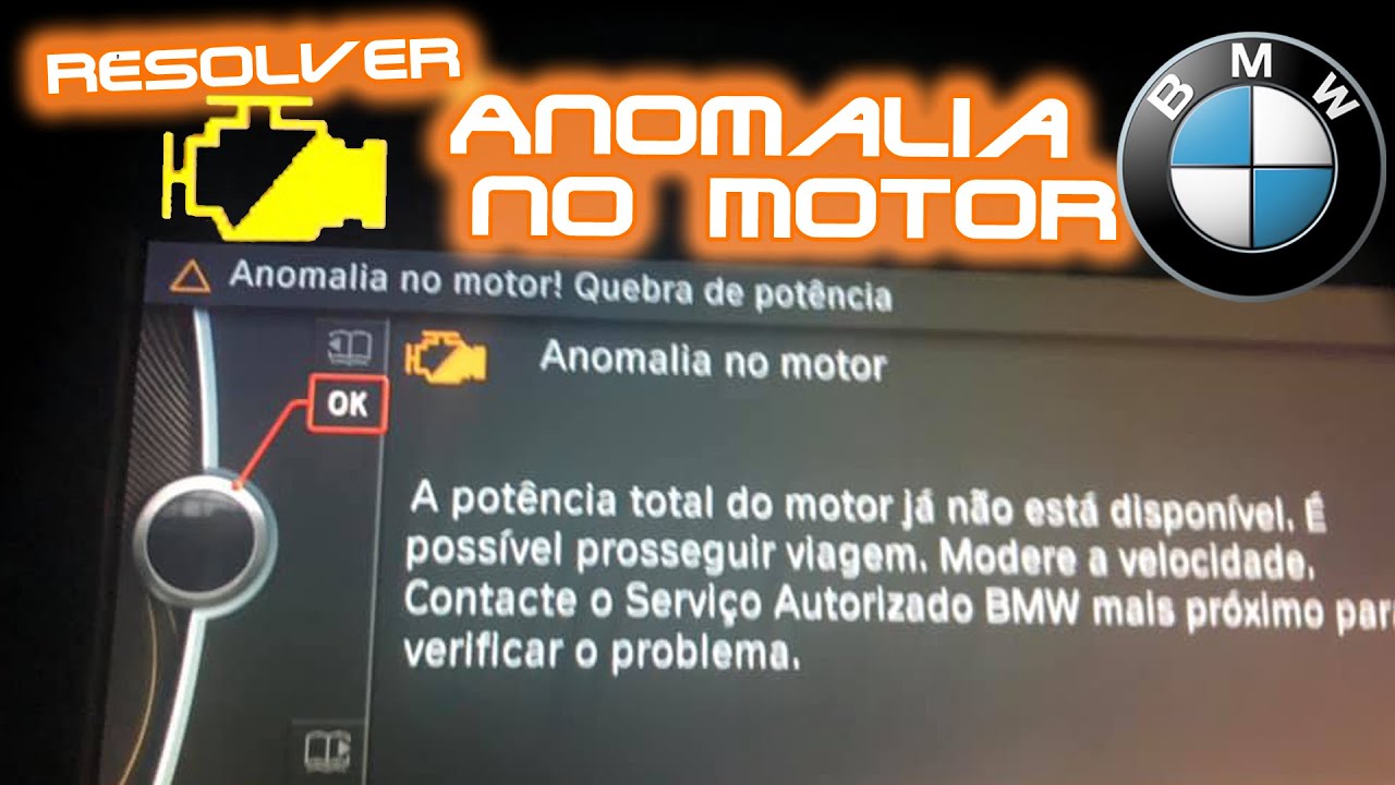 BMW ERRO DE ANOMALIA DO MOTOR - COLOQUEI FUMACA NO MOTOR DA MINHA BMW 335i