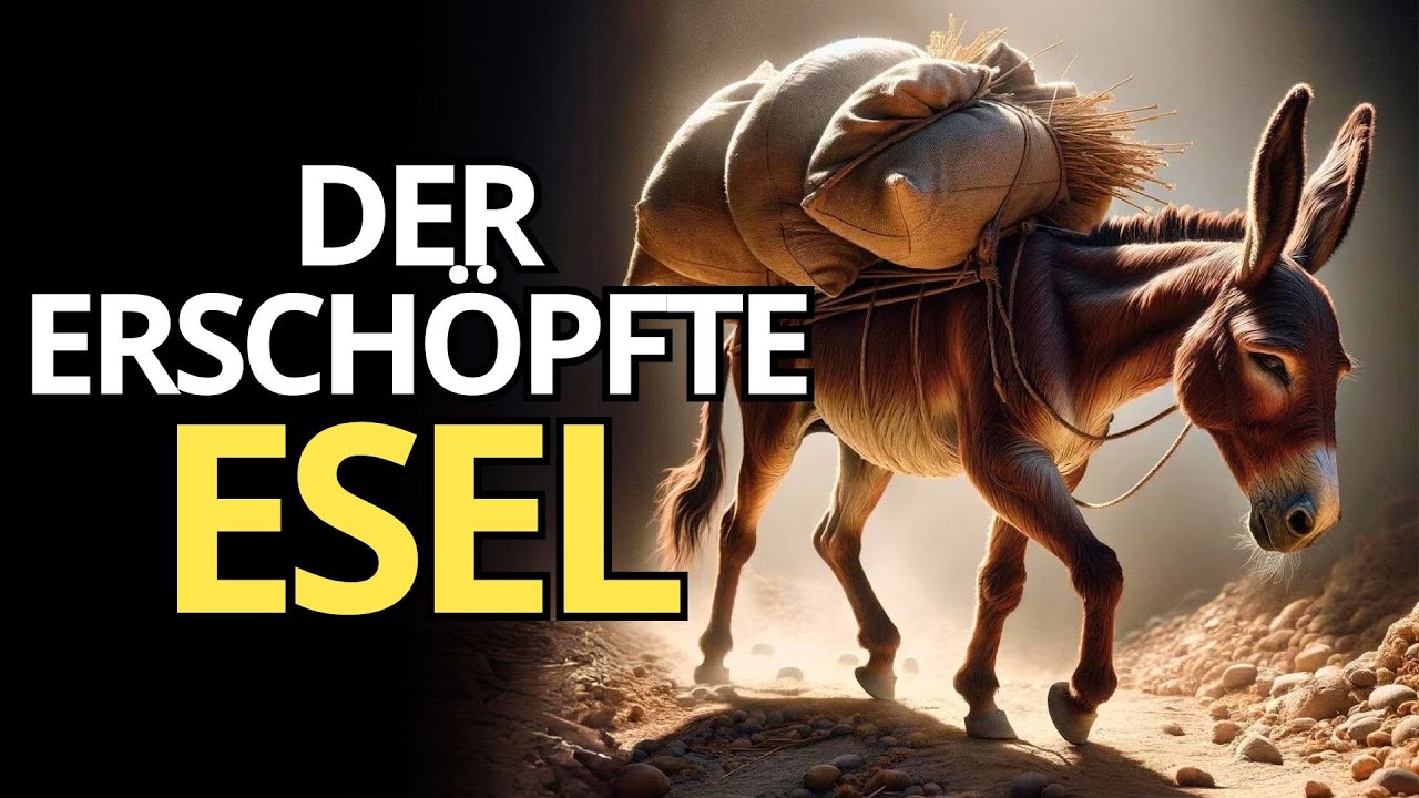DAS ERSCH&Ouml;PFTE ESEL | Geschichte zum Nachdenken