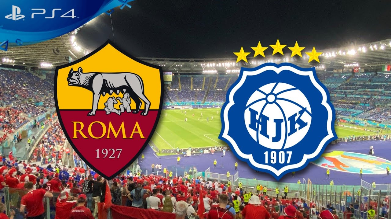 Roma vs HJK Helsinki FIFA 22 Gameplay PS4