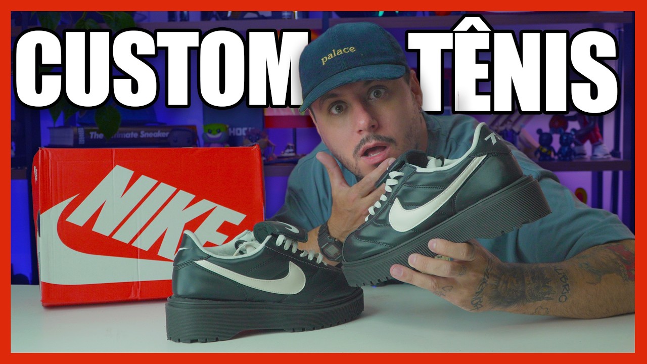 Customization of Nike Cortez sneakers