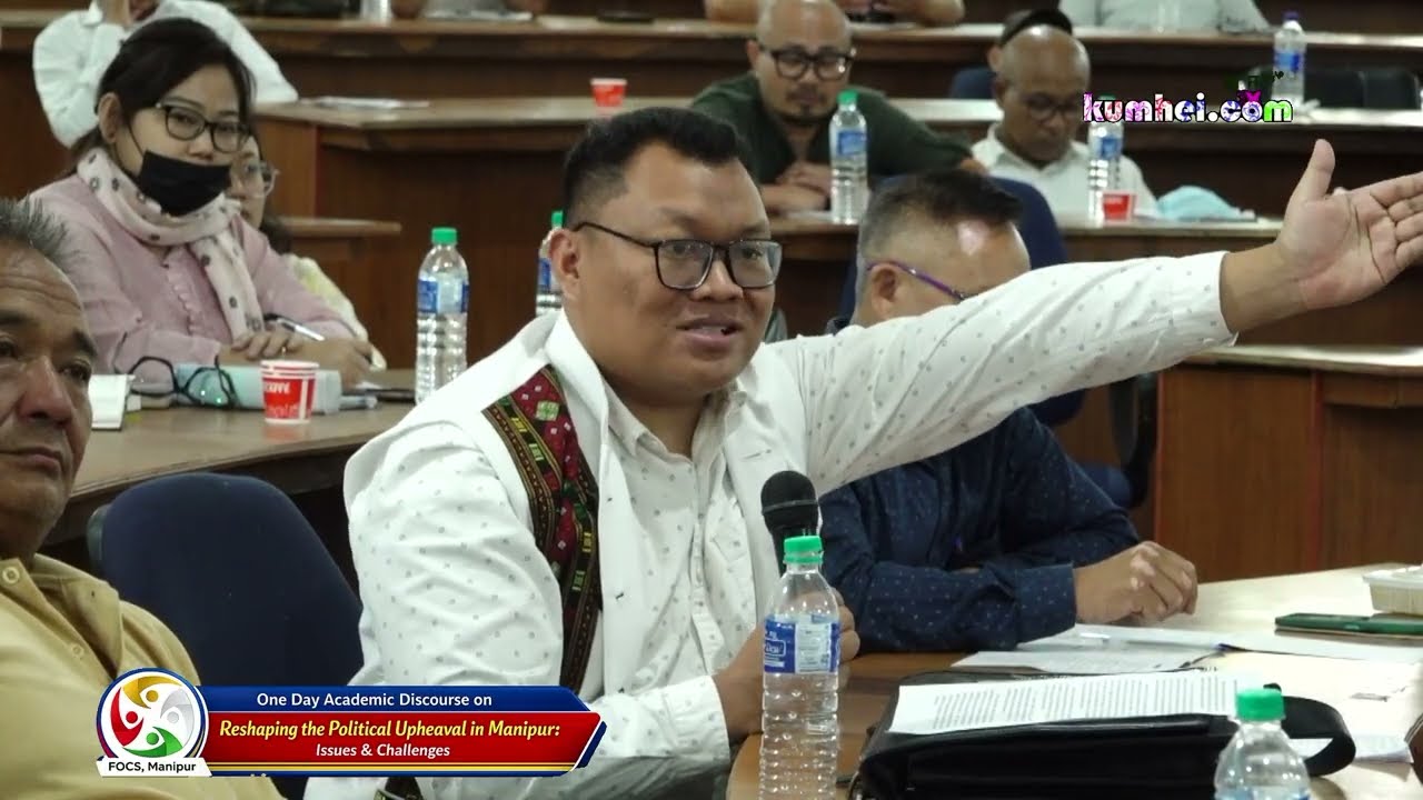 Michael Lamjathang Question at1DAY ACADEMIC DISCOURSE ON RESHAPING THE POLITICAL UPHEAVEL IN MANIPUR