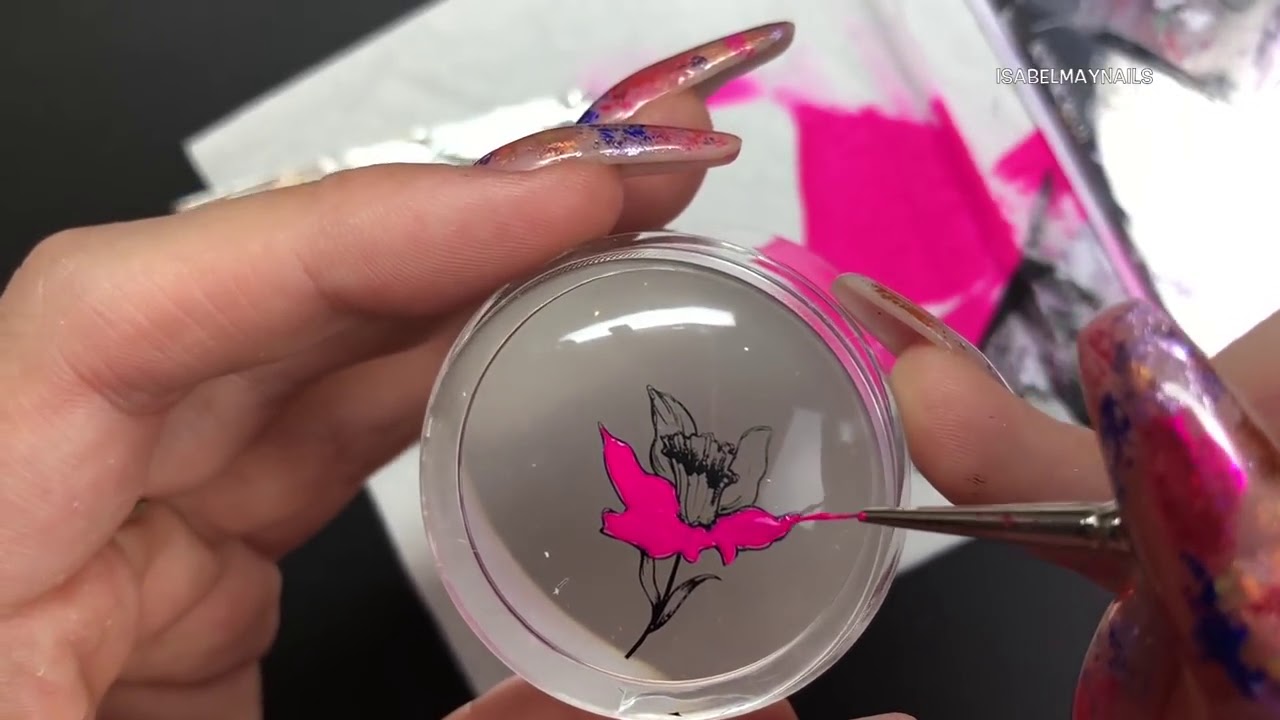 STAMPING NAIL ART 101   DIXIE PLATES BOTANICALS 01   IsabelMayNails