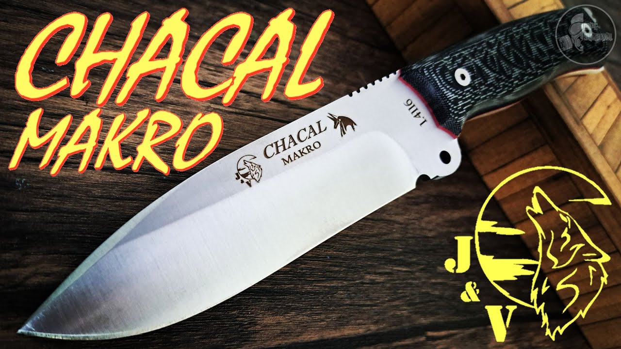 😍❗LLEGÓ CUCHILLERIA J&V A MÉXICO❗❗ CUCHILLO J&V CDA CHACAL MAKRO FUNDA CORDURA, INCREIBLE FILO
