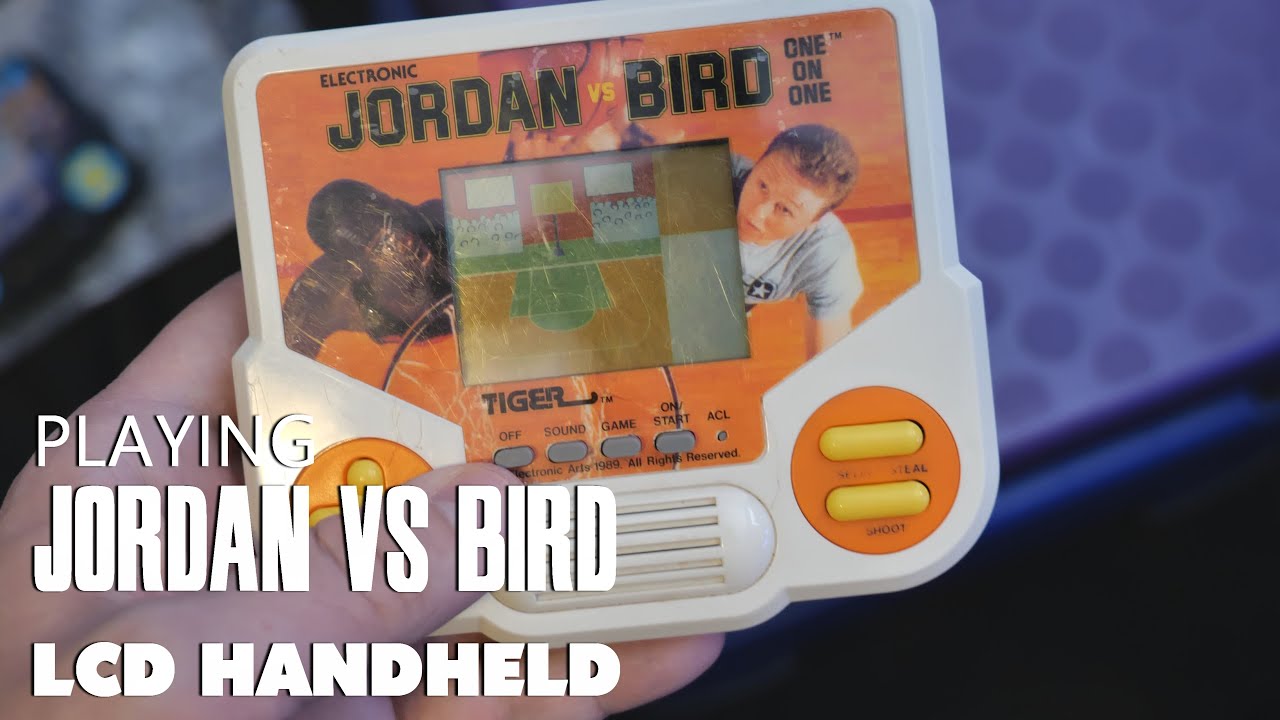 Jordan Vs Bird Tiger Electronic LCD Handheld (Memory Lane)