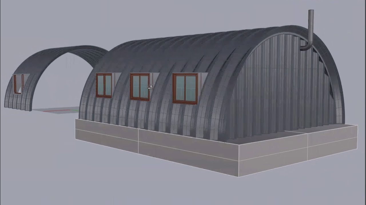 DIY Quonset House: Quonset Hut Side Windows