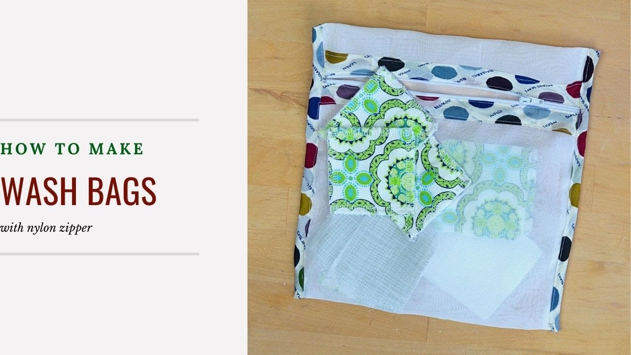 DIY Wash Bag with zip