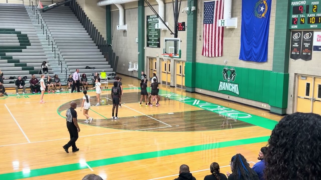Cimarron Girls Basketball Vs. Rancho 2nd Q (Wednesday 1/21/2026)