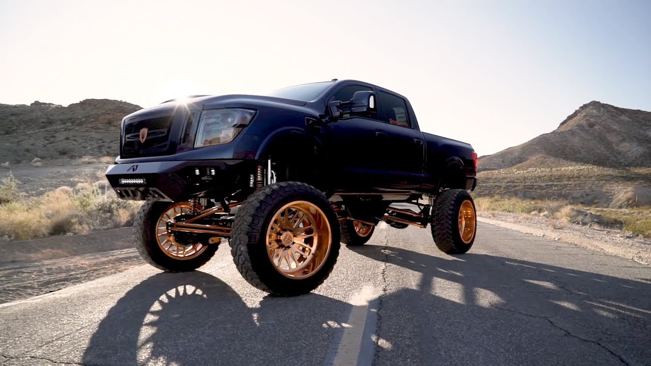 Specialty Forged Wheels | California Customs' Nissan Titan on 26s