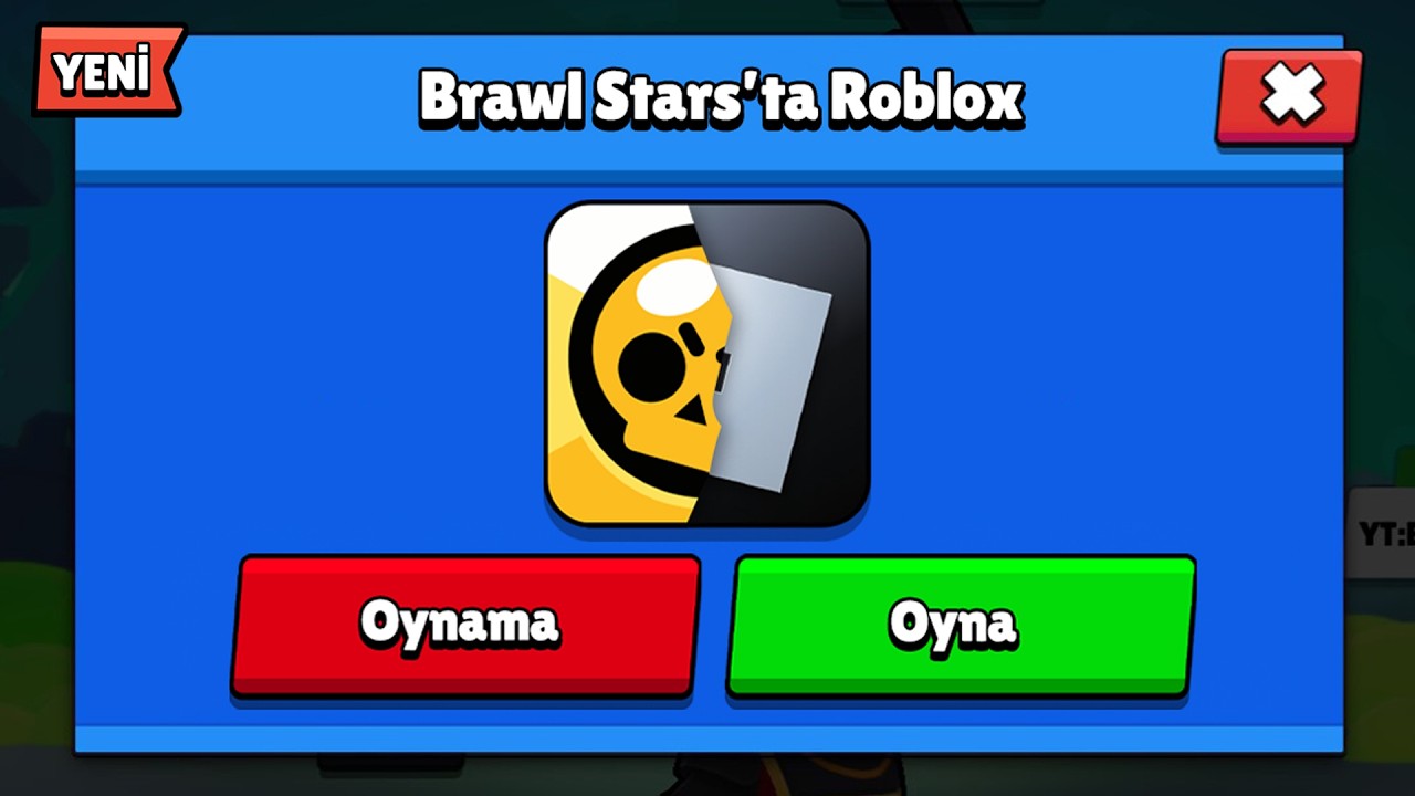 Brawl Stars'ta Roblox Oynasaydık!? 😨 (GELMESİN)