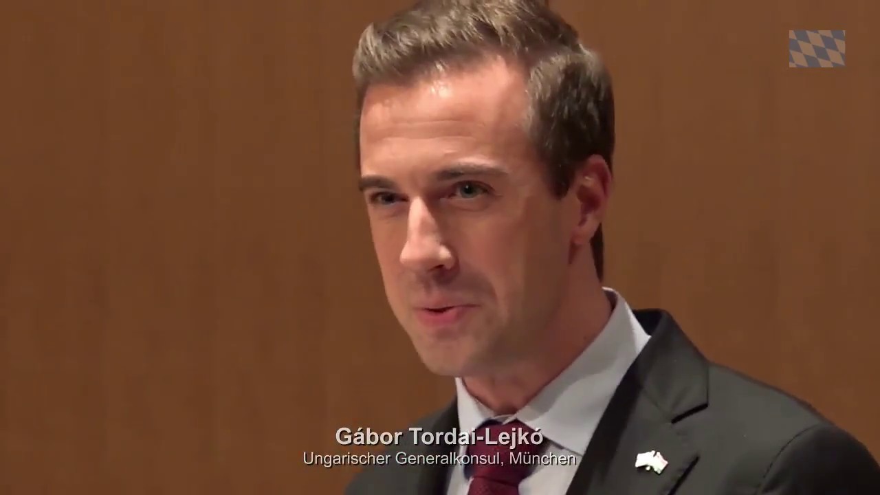 Bayerisch-Ungarisches Forum e.V. Neujahrsempfang, Gru&szlig;rede von G&aacute;bor Tordai-Lejk&oacute;