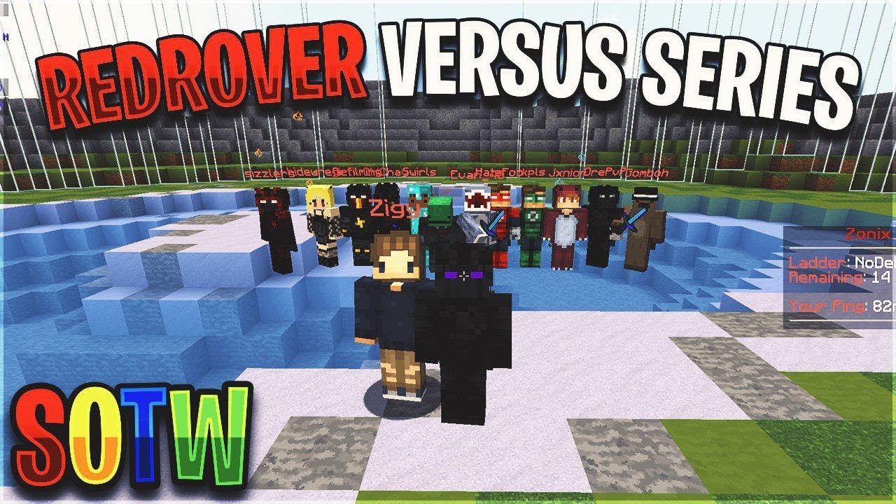 REDROVER VERSUS SERIES SOTW (Team MeeZoid vs Team HateFoo) *FUNNY* | Minecraft HCF