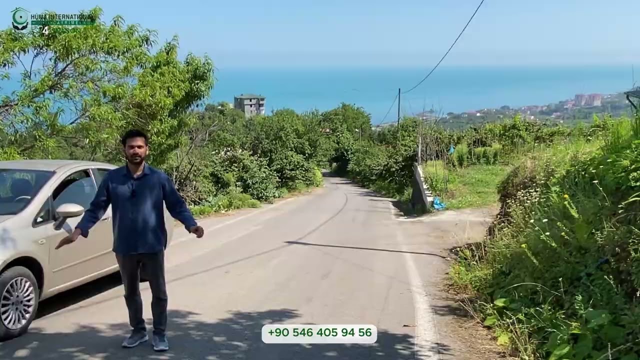 للبيع ارض مطله على البحر والطبيعة في شمال تركيا طرابزون