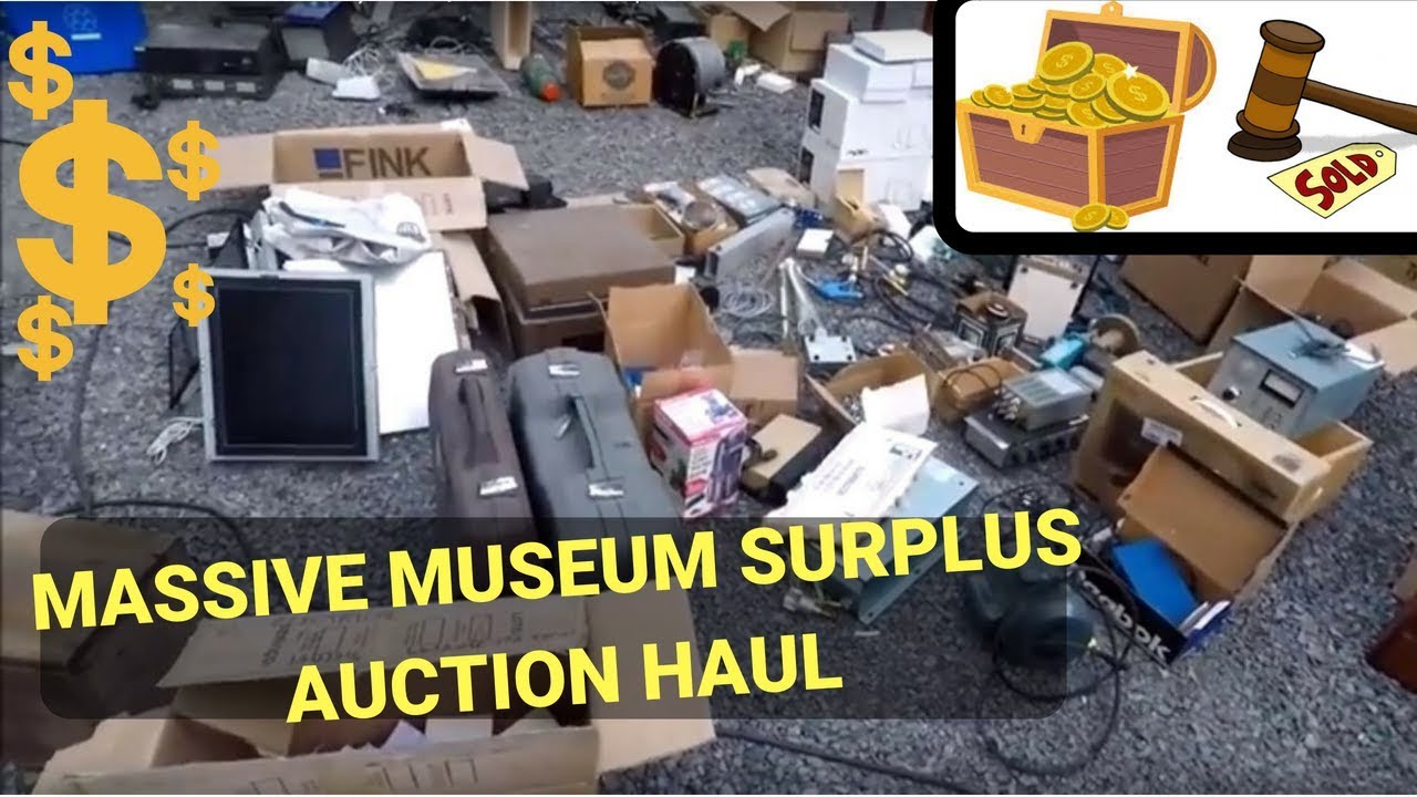 MASSIVE Museum Auction Haul, 3 Truck/Trailer loads for $450!