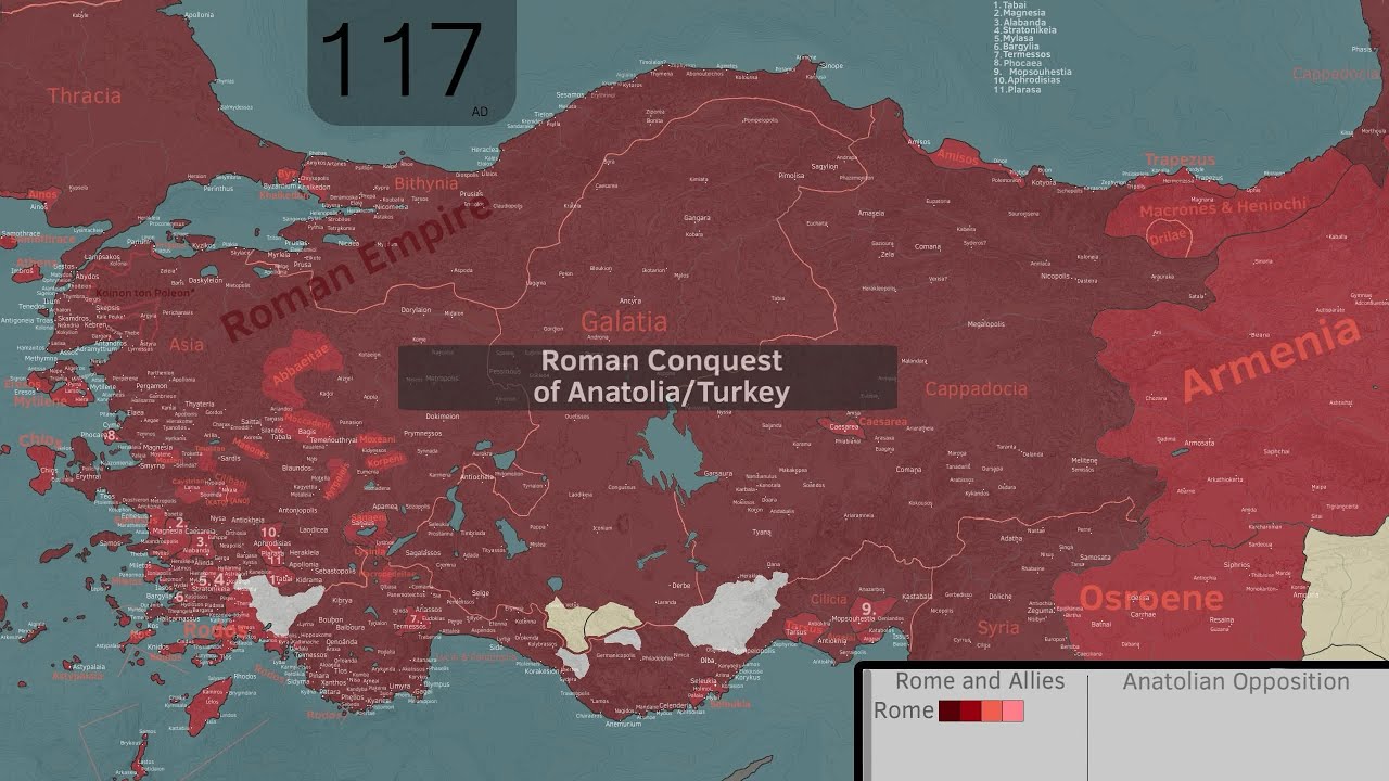 The Roman Conquest of Anatolia: Every Month