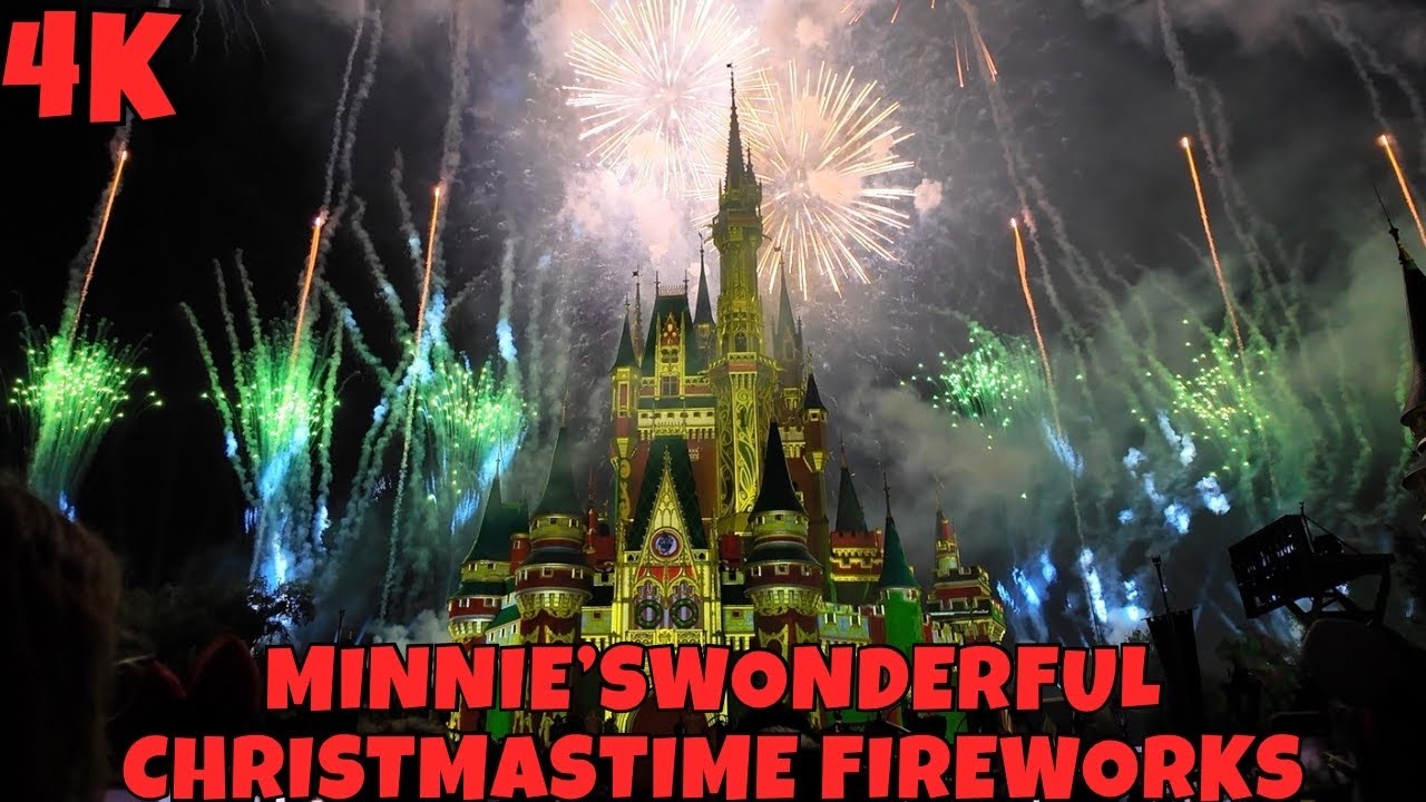 Minnie’s Wonderful Christmastime Fireworks! Mickey’s Very Merry Christmas Party! 4K FULL SHOW!