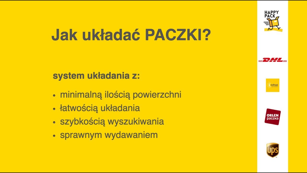 Jak układać paczki w PaczkoPunkcie by szybko je wyszukać? Happy Pack Pomaga