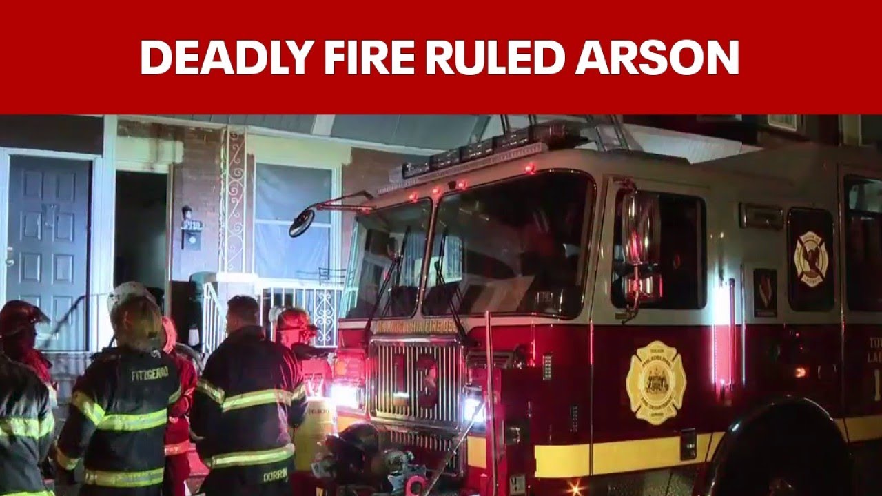 Deadly overnight rowhome fire in Philly ruled arson