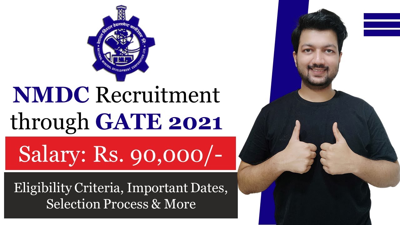 NMDC Recruitment through GATE 2021 | PSU through GATE 2021 | Latest Jobs Update | GATE 2021