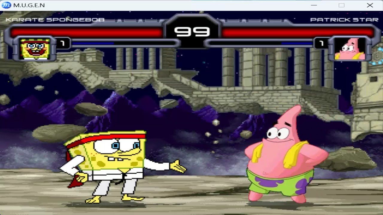 Karate Spongebob vs Patrick Star SUPER CRAZY FIGHT😤Mugen Best Friends Epic Battle Tribute 2023