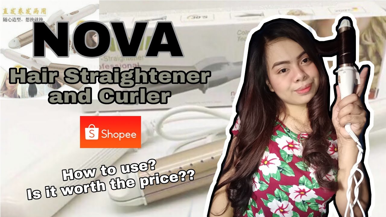 Nova Hair Straightener / Curler 2 in 1 | Allyshajoyce Delacruz