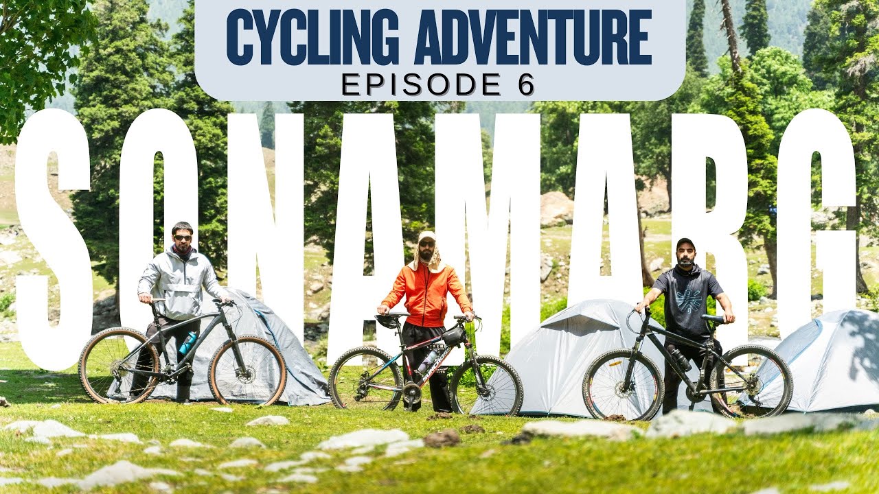 Srinagar to Sonmarg Cycling 100km in One Day | Off-Grid Camping in Kashmir | Episode 6 (Part 1)