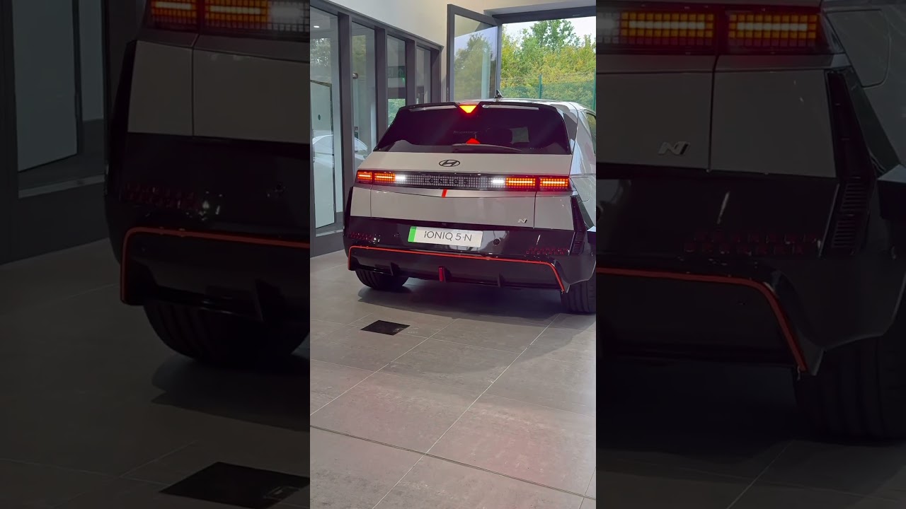 Hyundai Ioniq 5N Back View. 