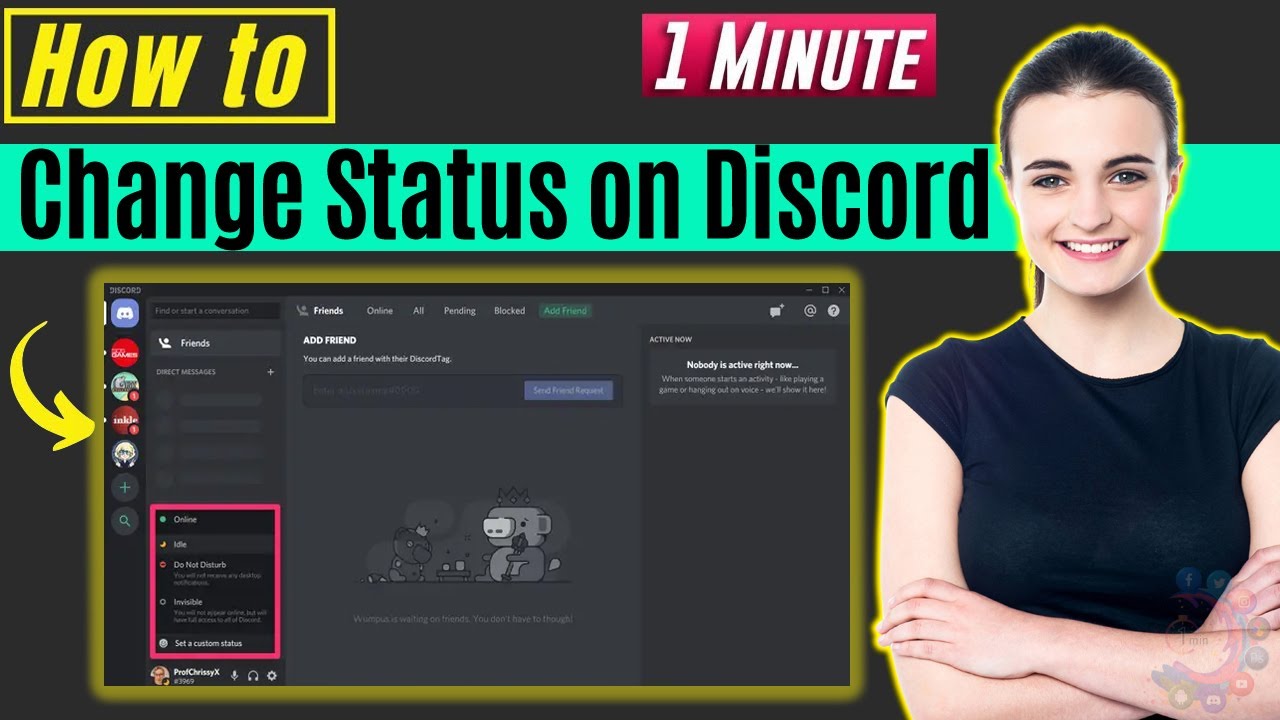 How to change status on discord 2026