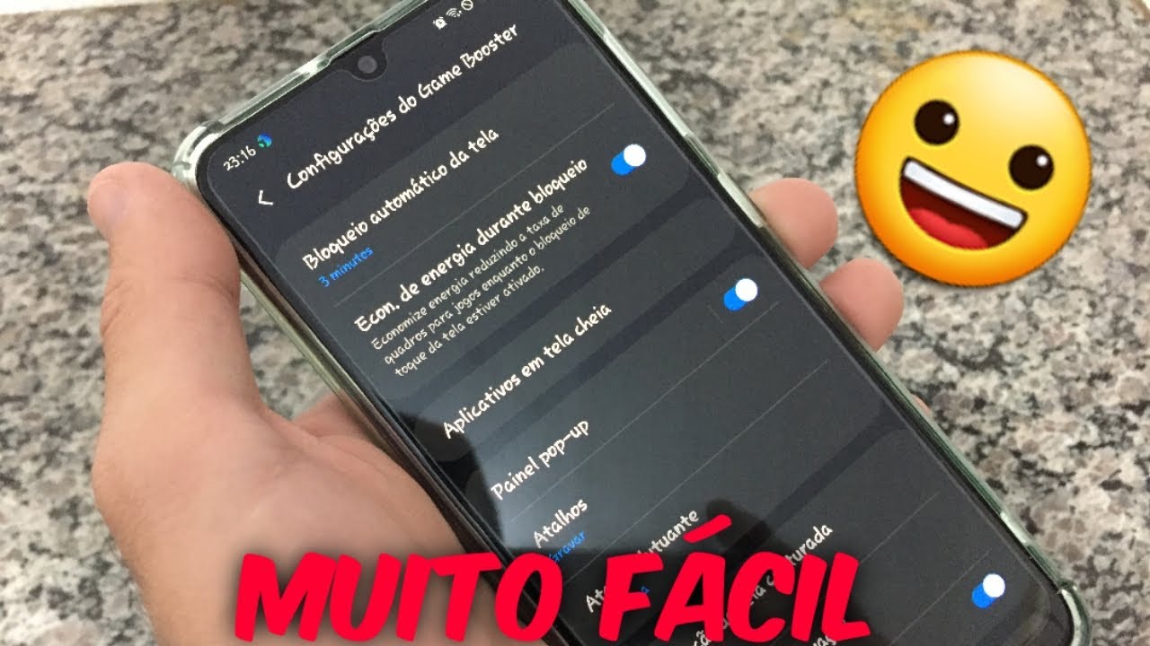 COMO ATIVAR/DESATIVAR BLOQUEIO DE TELA DURANTE JOGOS (GAME BOOSTER)