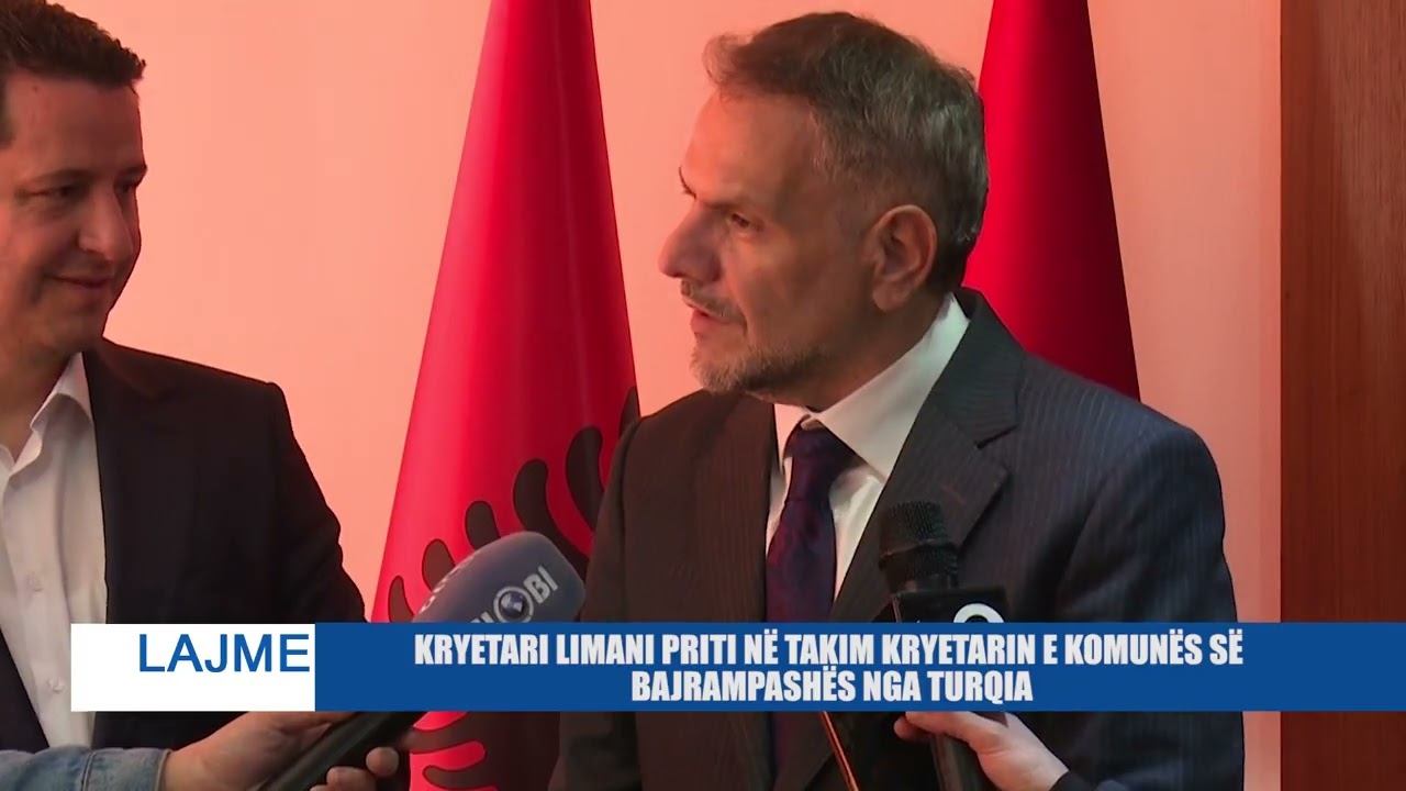 KRYETARI LIMANI PRITI NË TAKIM KRYETARIN E KOMUNËS SË BAJRAMPASHËS NGA TURQIA
