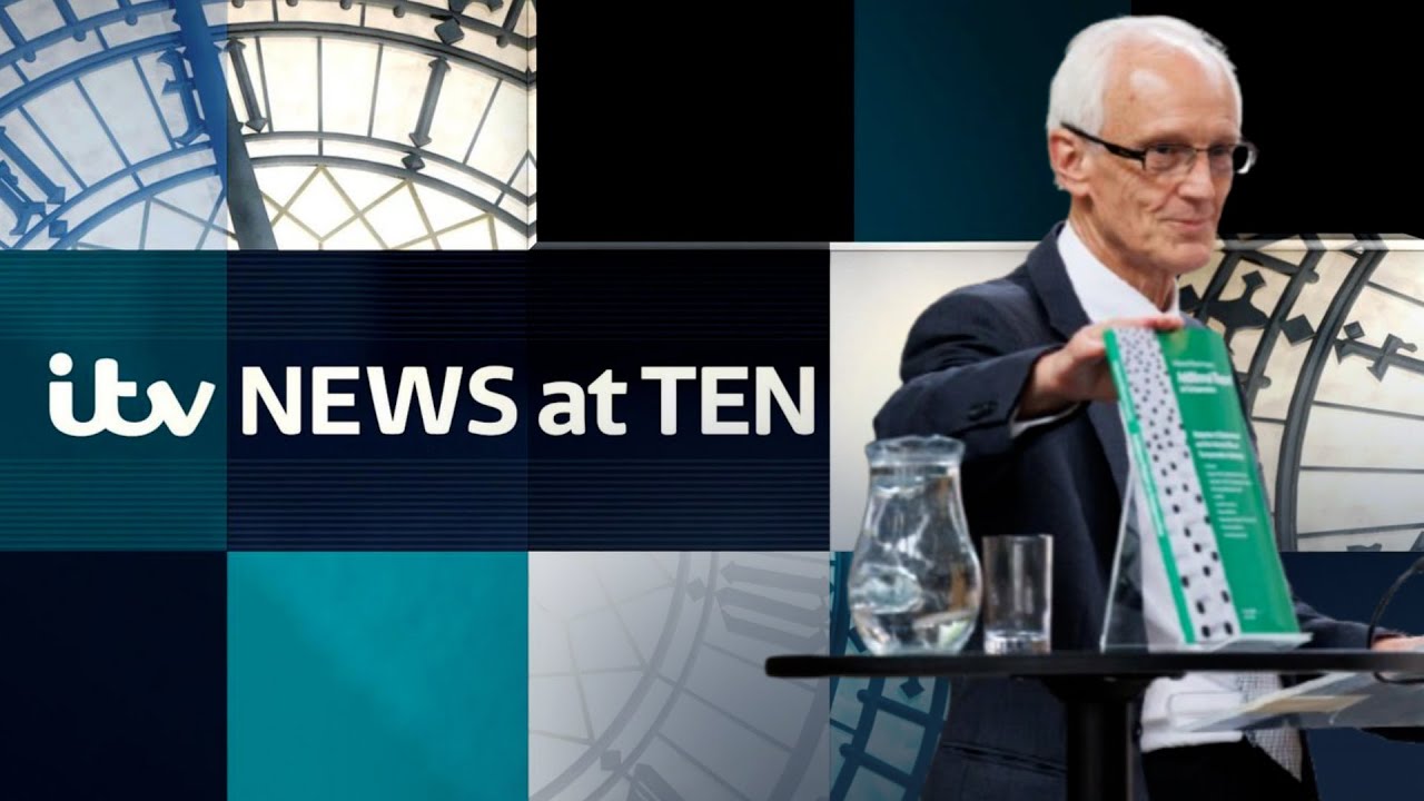 Watch Wednesday’s ITV News at 10 – as the Infected Blood Inquiry slams failings in the compensation