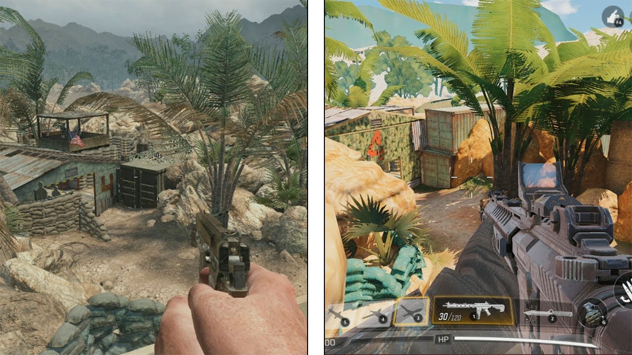 Call of Duty Mobile | Classic Maps Comparison| Comparativa de los mapas clásicos