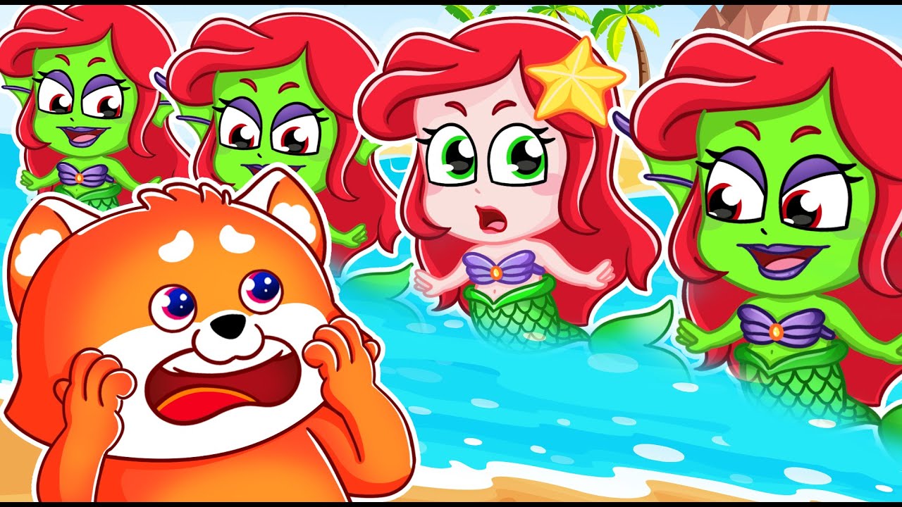 Zombie Mermaid Song 🧜‍♀️🧜🏽‍♀️ Kids Songs And Nursery Rhymes | Funny Children's Songs by Zee Zee