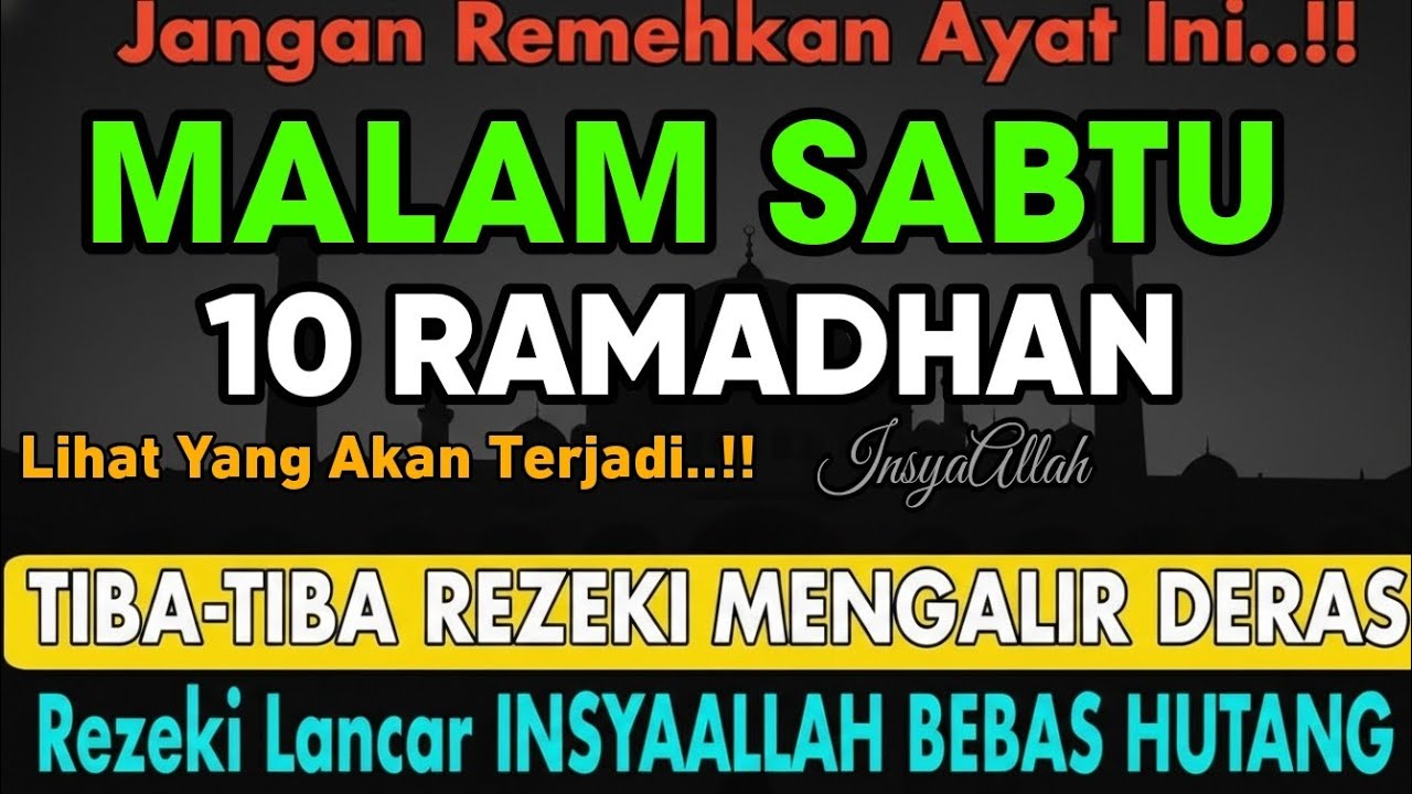 🔴LANGSUNG DIKABULKAN..‼️CUKUP PUTAR SEKALI DAN DENGARKAN, 100 RIBU MALAIKAT TURUN | REZEKI LANCAR