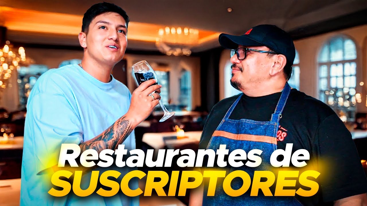 VISITÉ los RESTAURANTES de mis SUSCRIPTORES | ¿Son BUENOS?