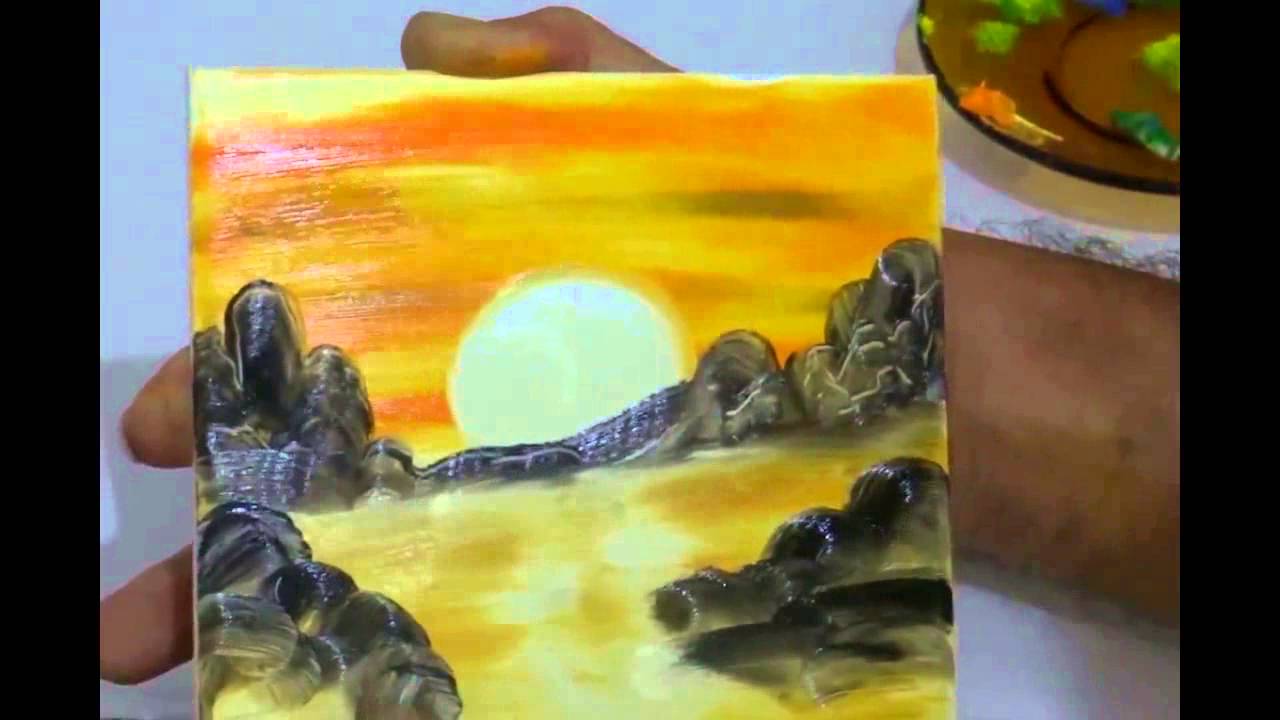Como pintar com dedos passo a passo.