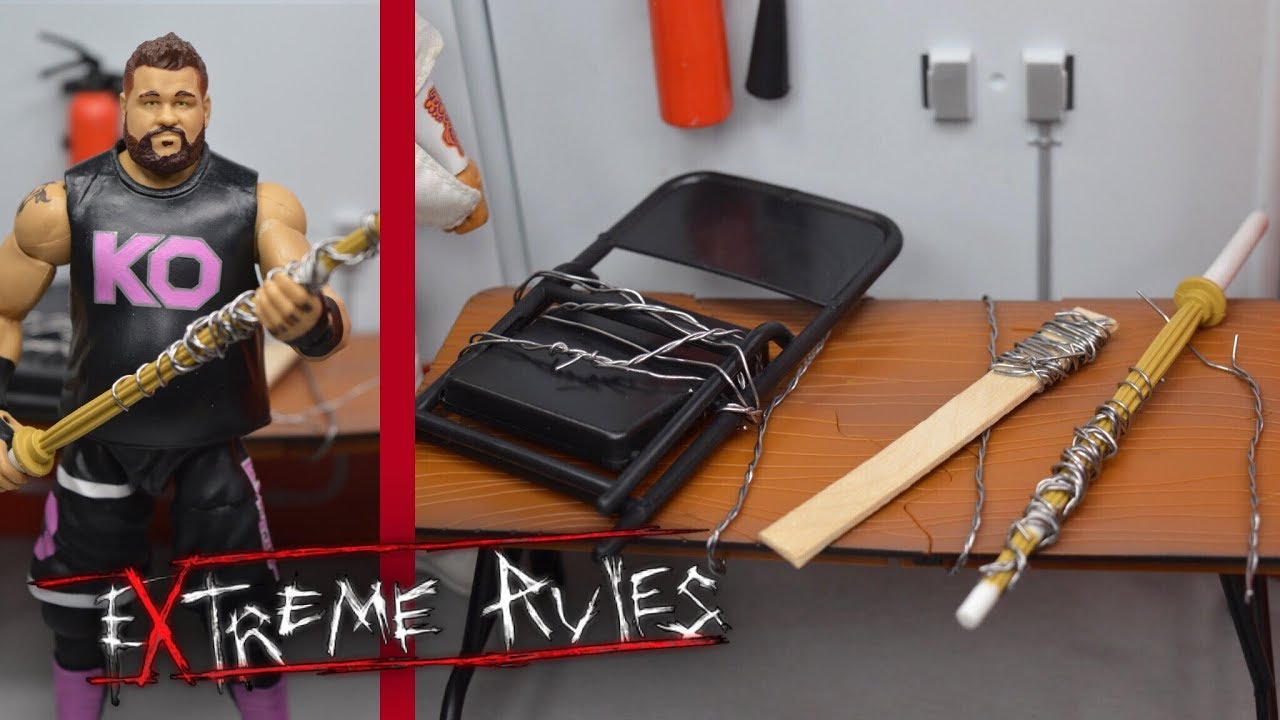HOW TO MAKE BARBED WIRE FOR WWE ACTION FIGURES!