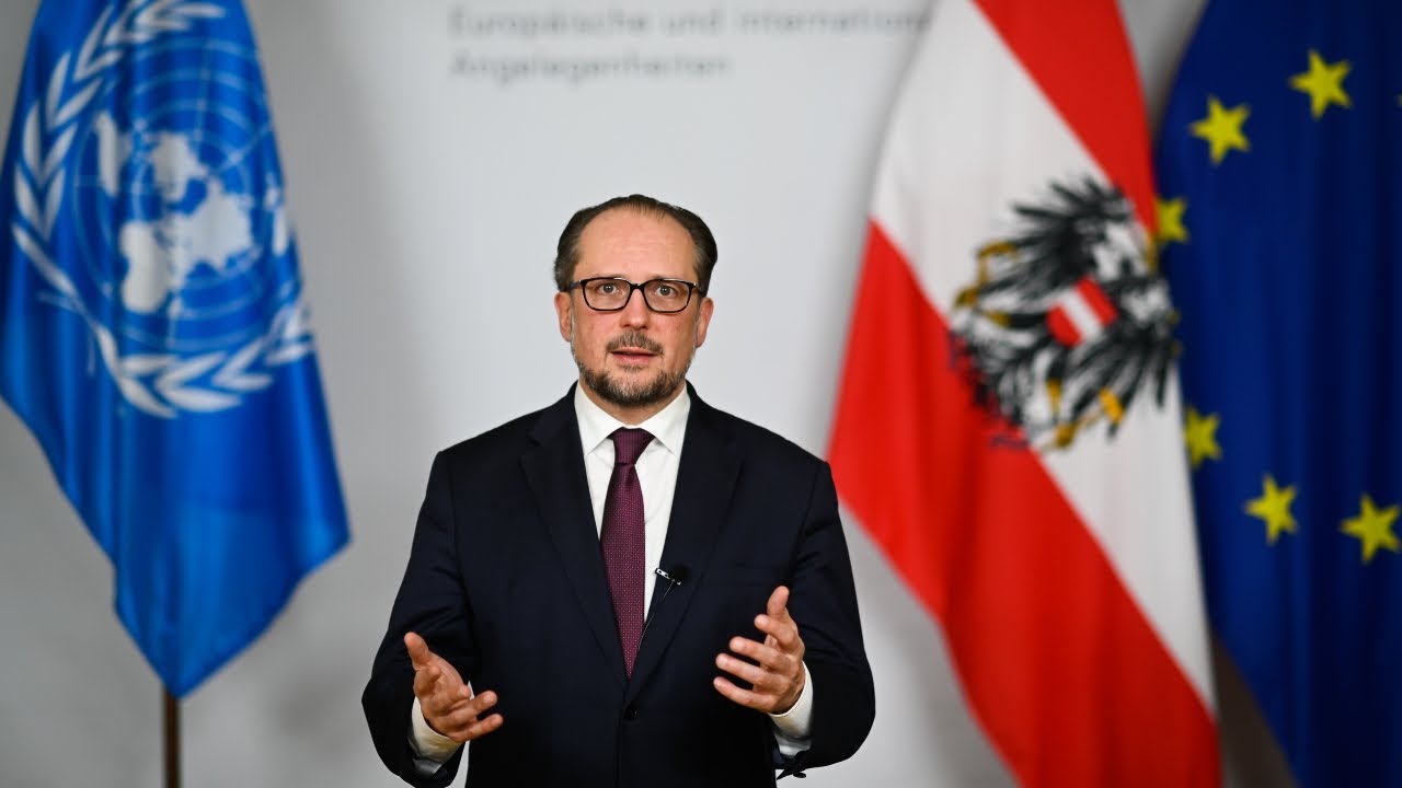 Rede von Au&szlig;enminister Alexander Schallenberg bei VN-Sondersitzung zu COVID-19 am 03.12.2020