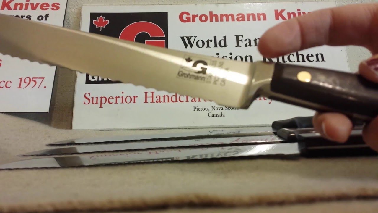 Grohmann kitchen knives comparison