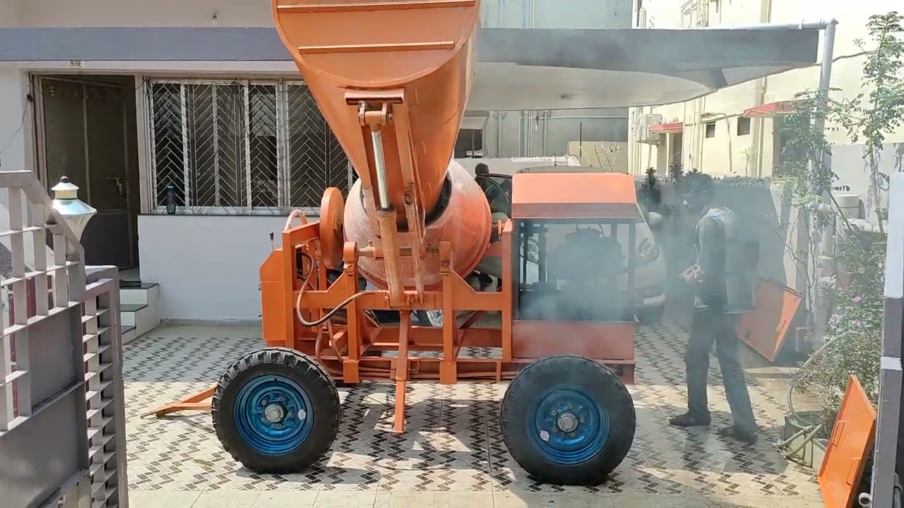Hydraulic Hopper Concrete Mixer