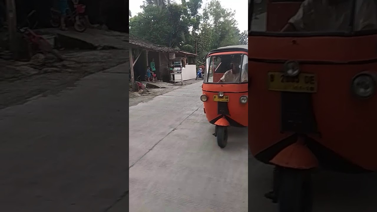 Bajaj klasik orange