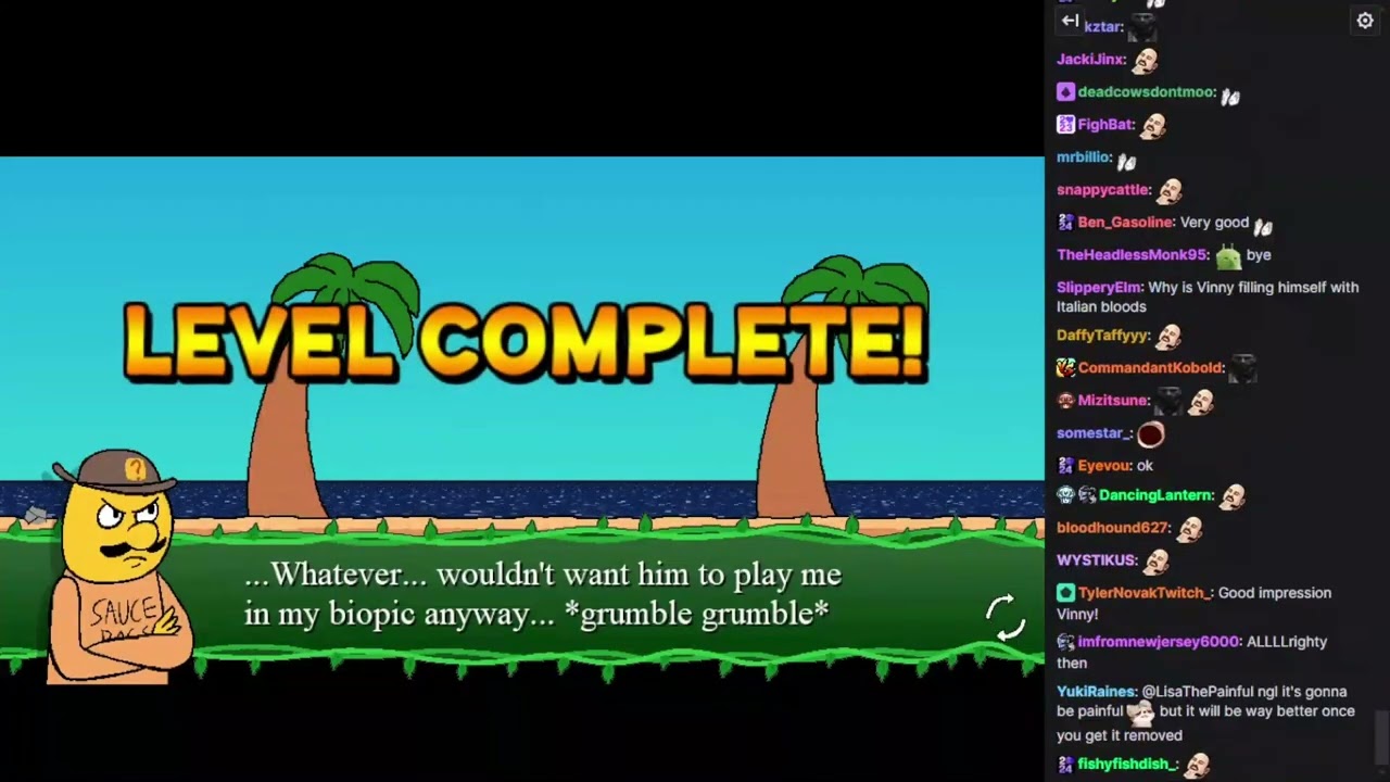 Vinny - Supra Binyot Lande 2 (Amazing Vinesauce Fan Game) [WITH CHAT]