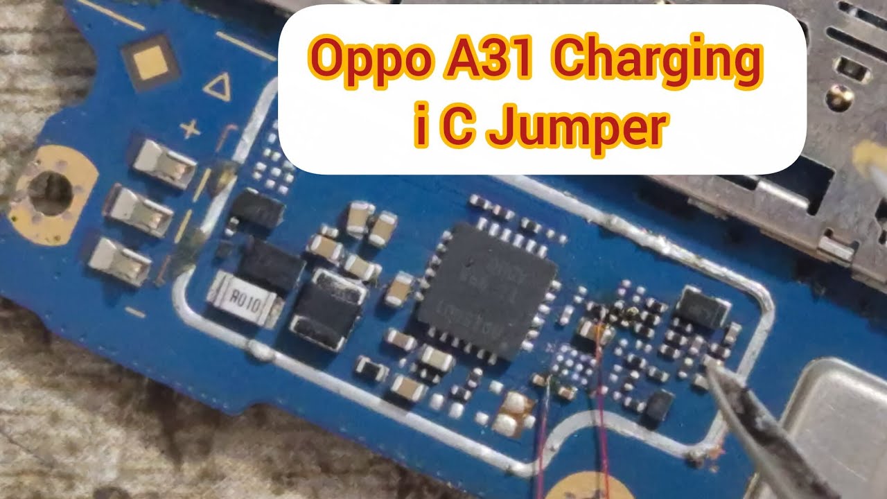 Oppo A31 चार्जिंग ic jumper Charging ic problem Solution 