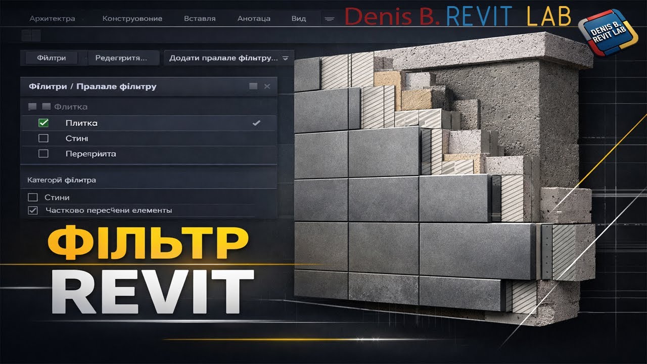 Як налаштувати фільтр щоб тільки різана плитка штрихувалась?