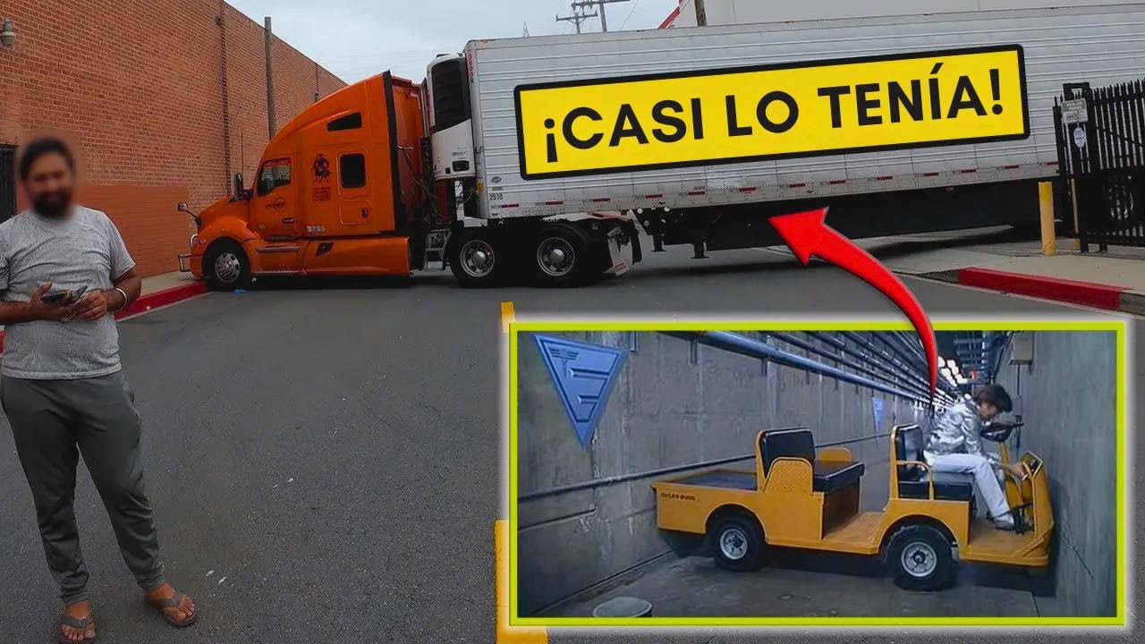 Error del conductor o falla del camión; mal día empeora para él.